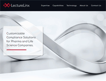 Tablet Screenshot of lecturelinx.com